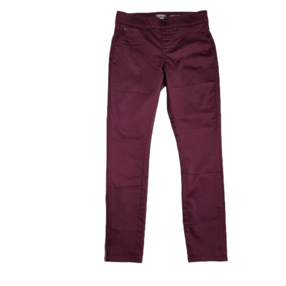 𝅺Pants Burgundy Skinny shapping pants Cotton blend SIGNATURE LEVI STRAUSS GOLD - Picture 1 of 11